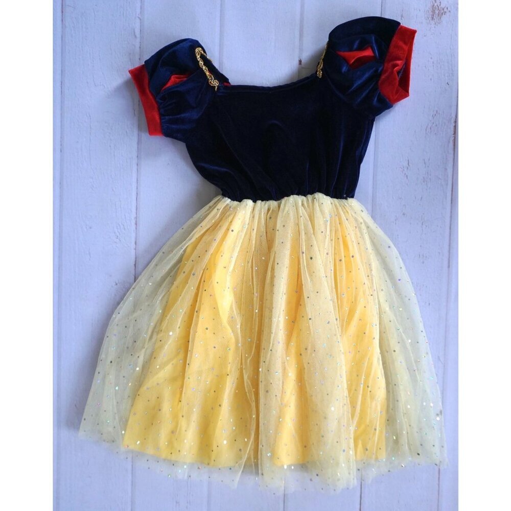 Snow White Princess Halloween Costume Dress - Size 130 (7-8) - Picture 5 of 5